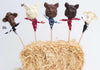 Gourmet Solid Chocolate Farm Animals on a Stick